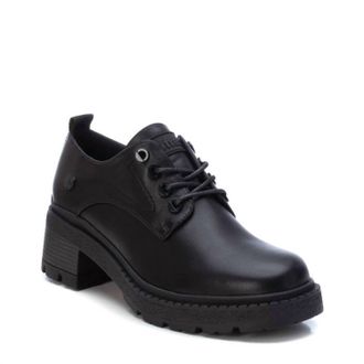 Xti Womens Lace-Up Oxfords In Black