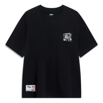 Li-Ning x Disney Zootopia Graphic T-shirt Black AHST269-4