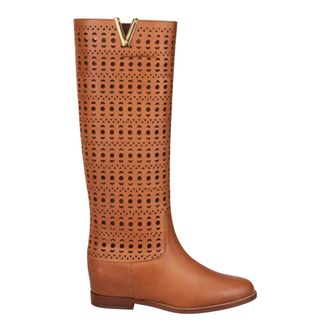 Via Roma 15 High Boots, female, Brown, Size: 6 US Stivale Desire