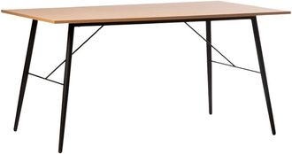 Klast Mesa fija efecto madera natural 160x76 cm