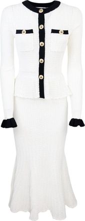 Self Portrait Abito In Maglia-Donna