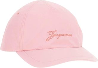 Jacquemus Light Pink Logo Baseball Cap