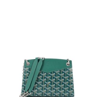 Goyard Structured Rouette Chain Shoulder Bag Coated Canvas Mini