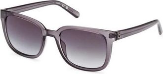 Guess Sunglasses, male, Gray, 53 MM, Square Sunglasses