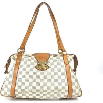 Louis Vuitton Pre-owned Tote Bags, female, White, Size: ONE SIZE Pre-owned Fabric louis-vuitton-bags