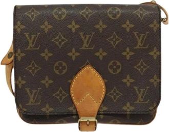 Louis Vuitton Pre-owned Cross Body Bags, female, Brown, Size: ONE SIZE Pre-owned Cartouchiere Handbag