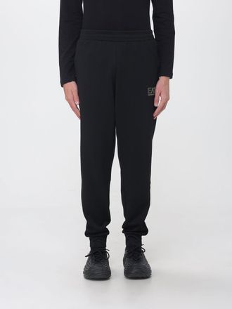 Emporio Armani Jersey Jogging Trousers with Contrast Logo and Elasticated Waist