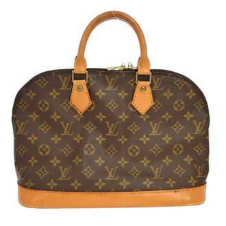 Louis Vuitton Alma Monogram Brown Canvas Handbag (Pre-Owned)