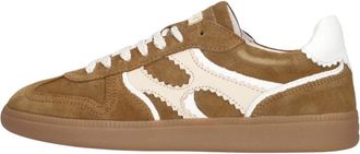 Notre-V Sia-01 Sneakers - Dames - Sneakers - Bruin - 37 EU - Leer - Schoenen