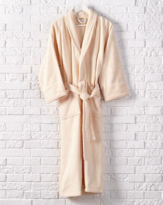 Superior Long-Staple Combed Terry Unisex Adult Long Staple Combed Cotton Bathrobe