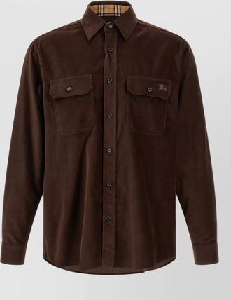 Burberry corduroy shirt