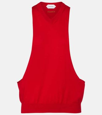 Versace Knitted cotton top