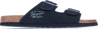 Original Penguin Mens Original Penguin Port Buckle Sandal in Black