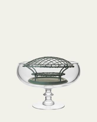 William Yeoward Classic Footed Rose Bowl & Wire