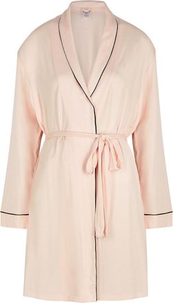 Eberjey Gisele Jersey Robe - Light Pink - M