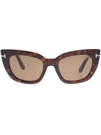 Tom Ford Eyewear Athena sunglasses - women - Acetate - 53 - Brown