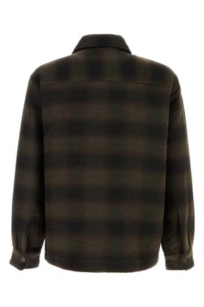 Carhartt Work in Progress Striped Flannel Jacket - Brown