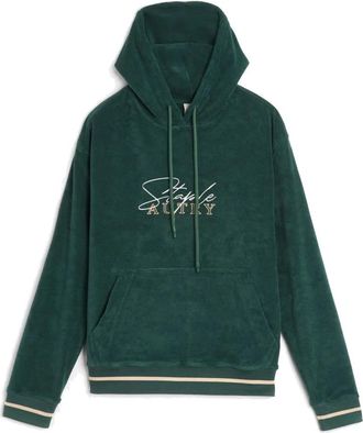 Autry Chenille Hoodie - Heren - Hoodies - Groen - 2XL - Katoen - Hoodies & sweatvesten