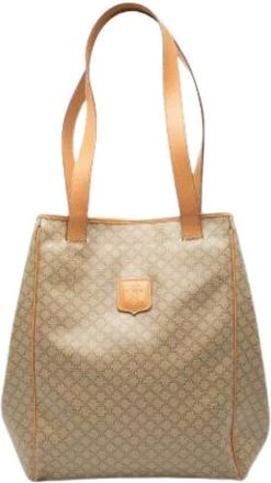 Celine Pre-owned Tote Bags, female, Beige, Size: ONE SIZE Pre-owned Fabric Tote