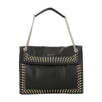 Orciani Tassen, Dames, Zwart, ONE Size, Su&egrave;de, Gotham Shoulder Bag