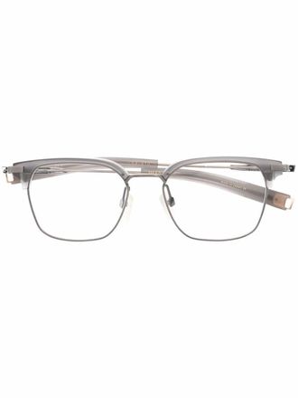 Dita Eyewear Bril met wayfarer montuur - Zilver