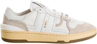 Lanvin Sneakers - Heren - Sneakers - Wit - 40 EU - Leer - Schoenen