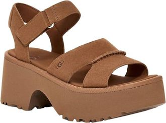 UGG Womens New Heights Ankle Strap Sandals In Chestnut
