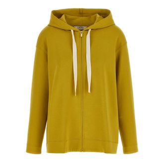 Max Mara Dames, Sweatshirts & Hoodies, Geel, Maat: XS Katoen