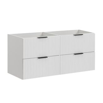 Petits Meubles Mueble bajo lavabo 120cm tableros de melamina y mdf blanco
