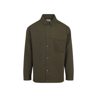 Saint Laurent Solferino Overshirt Gabardine