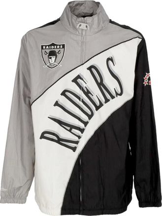 Mitchell & Ness Retro Windbreaker with Oakland Raiders Print