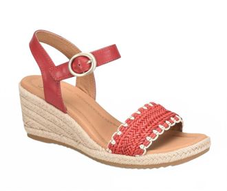 S&ouml;fft Womens Inez Wedge Sandals In Red