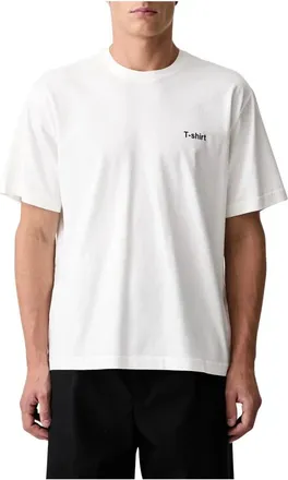 VETEMENTS Definition Regular T-Shirt - Heren - Tops - Wit - Maat: S Katoen