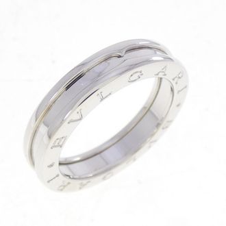 Bulgari White Gold White Gold (18K) Band Ring (Pre-Owned)