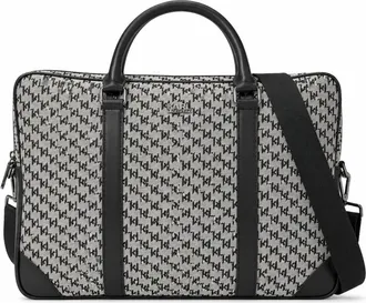 Karl Lagerfeld Tassen, Heren, Veelkleurig, ONE Size, Monogram Laptop Bag