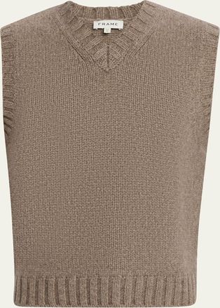 Frame Denim Mens Yak Wool Knit Vest