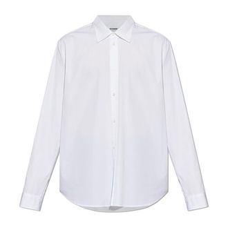 Jil Sander Formal Shirts, male, White, Size: 3XL Cotton Shirt