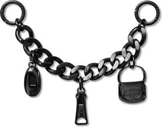 Diesel Charm Thick Gun Metal - Universal straps - Unisex - Black