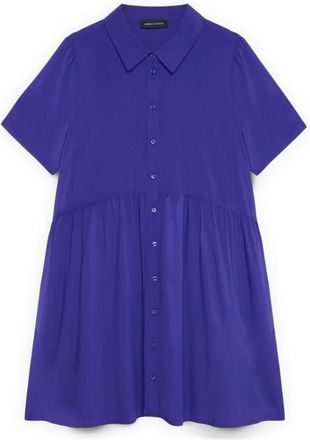 Fiorella Rubino Short Smile Dress - Dames - Shirt Kleedjes - Paars - 3XL - Kleedjes