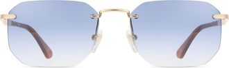 Police SPLF69 0348 Mens Sunglasses Rose-Gold Size 55