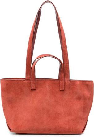 A.P.C. A.p.c., Tassen, Dames, Oranje, ONE Size, Tote Bag