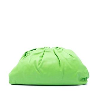 Bottega Veneta Pre-owned Clutches, female, Green, Size: ONE SIZE Pre-owned Top Magnetic Frame Pouch