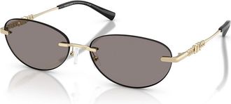 Michael Kors MK1151 MANCHESTER 101487 Womens Sunglasses Gold Size 58