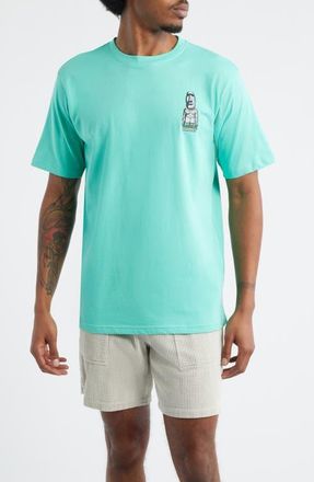 Boardies Cotton Graphic T-Shirt in Aqua at Nordstrom, Size Xx-Large
