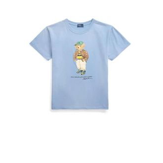 Polo Ralph Lauren T-Shirts, female, Blue, L, Cotton T-Shirt