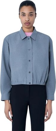 Jil Sander Shirts - Dames - Zomerjassen - Grijs - XS - Jassen