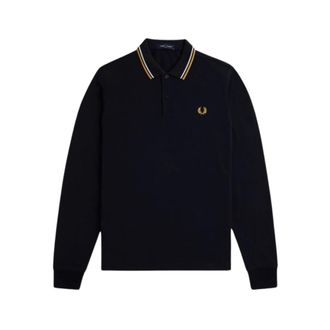 Fred Perry Heren, Tops, Blauw, Maat: 2XL