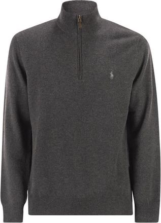 Polo Ralph Lauren Wool Pullover With Half Zip