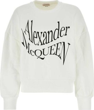 Alexander McQueen White cotton sweatshirt