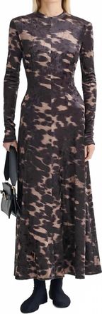 Nanushka Jynx Dress In Mocha Brown